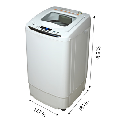 Magic Chef 0.9 cu. ft. Compact Portable Topload Washer, White!

-Brand new out of the box 