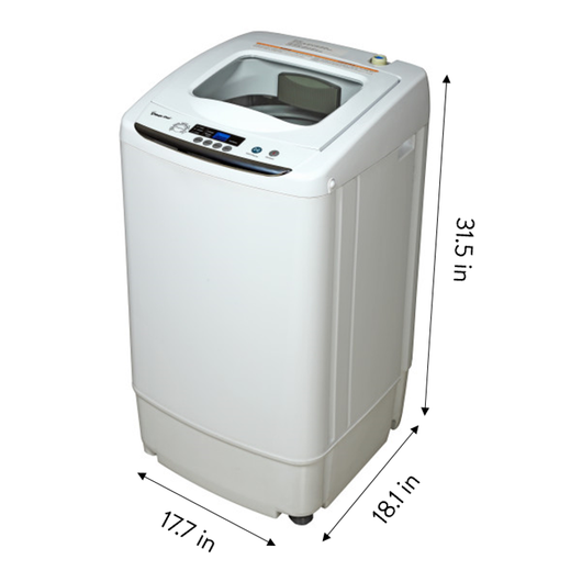 Magic Chef 0.9 cu. ft. Compact Portable Topload Washer, White!

-Brand new out of the box 