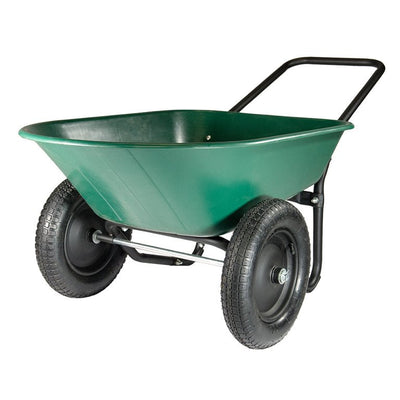 Garden Star Dual Wheel, Poly Tray Yard Rover Wheelbarrow!

-Brand new & Assembled!