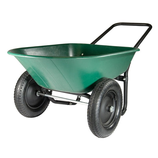 Garden Star Dual Wheel, Poly Tray Yard Rover Wheelbarrow!

-Brand new & Assembled!