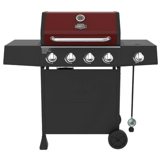Expert Grill 4 Burner with Side Burner Propane Gas Grill in Red!

-Brand new in the box 