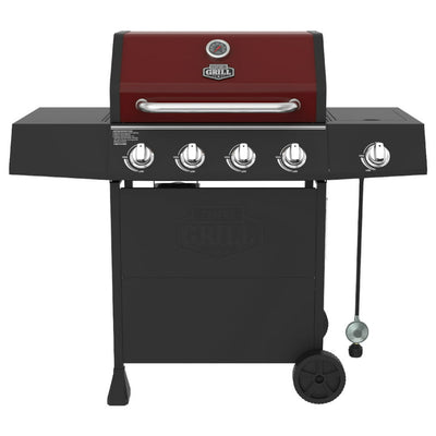 Expert Grill 4 Burner with Side Burner Propane Gas Grill in Red!

-Brand new in the box 