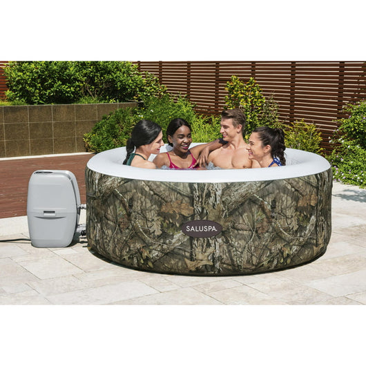 SaluSpa Mossy Oak Inflatable Hot Tub 2-4 Person Outdoor Spa!

-Brand new in the box 