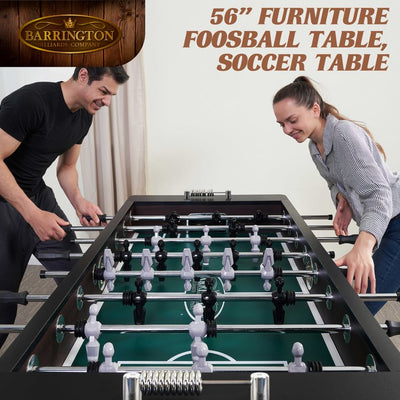 Barrington 56 Inch Premium Furniture Foosball Soccer Table!

-Brand new in the box
