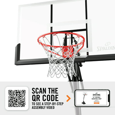 Spalding 54" Polycarbonate Portable Basketball Hoop(new in the box)