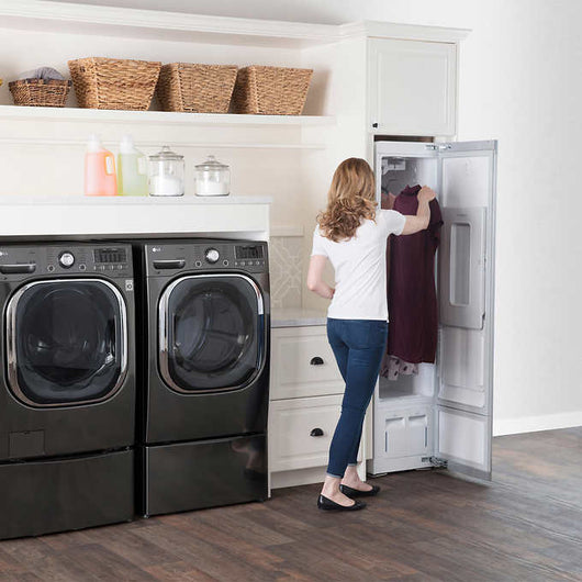LG Styler Smart Wi-Fi enabled Steam Closet with TrueSteam and Moving Hangers! - (USED - VERY CLEAN)

-Steam closet was tested and works great, is also very clean