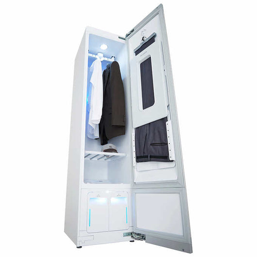 LG Styler Smart Wi-Fi enabled Steam Closet with TrueSteam and Moving Hangers! - (USED - VERY CLEAN)

-Steam closet was tested and works great, is also very clean