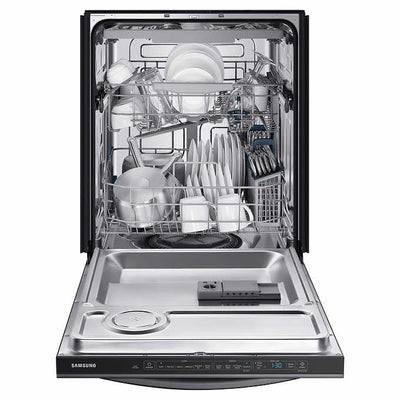 Samsung Top Control 48dBA Dishwasher with StormWash Cleaning and AutoRelease Door!

-Brand new out of the box, inside wall does have a very small indent, photos shown (Does NOT affect functionality)
