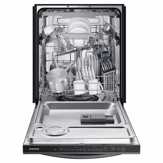 Samsung Top Control 48dBA Dishwasher with StormWash Cleaning and AutoRelease Door!

-Brand new out of the box, inside wall does have a very small indent, photos shown (Does NOT affect functionality)