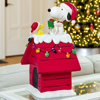Peanuts Snoopy & Woodstock Holiday Dog House!

-Brand new in the box