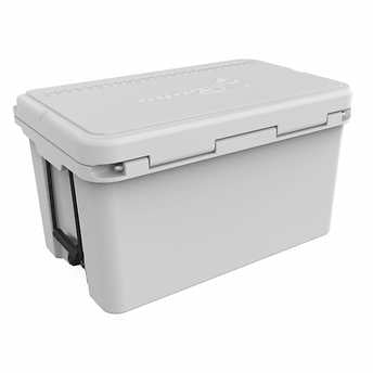 COHO Quick & Cool 55QT Spinning Cooler | Beverage Cooler and Camping Cooler for Beach, Kayaking, Hiking, Outdoors and Travel | Insulated Cooler & Heavy Duty Cooler & Ice Box | 55 Qt! (NEW)