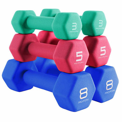 Pro-form neoprene dumbbell set - new in box