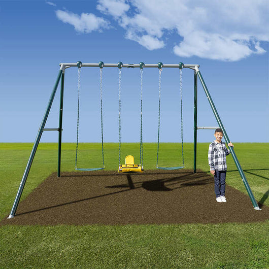 Pine Grove 10ft Swing Set!

-Brand new in two box's