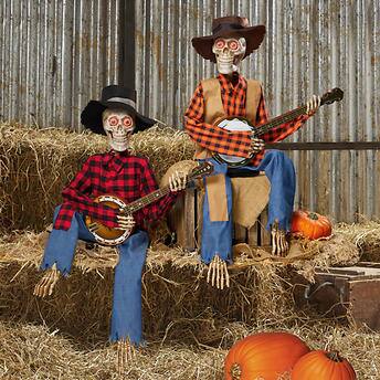 Animated Dueling Banjo Skeletons!

-Brand new in the box 