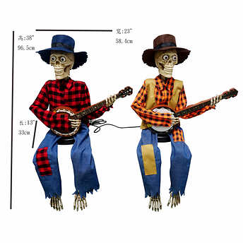Animated Dueling Banjo Skeletons!

-Brand new in the box 