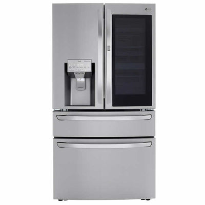 LG 29.5 cu. ft. Wi-Fi Enabled InstaView Door-in-Door Refrigerator with Craft Ice!

-Brand new, wrapped in factory plastics
