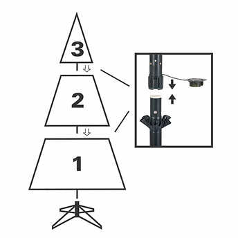 7.5' Pre-Lit SureBright LED Artificial Christmas Tree!

-Brand new in the box 