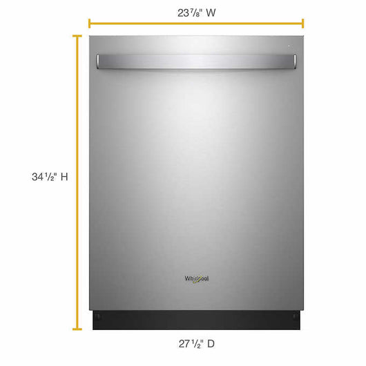 Whirlpool Dishwasher with Sani Rinse! (USED - CLEAN - DENTED)

-CLEARANCE ITEM!!!   -   AUTOMATICALLY 20% OFF AT CHECKOUT!!!   -   (PRICE AFTER 20% OFF = $199.00)