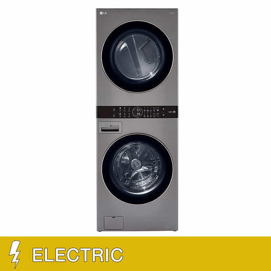 LG WashTower Single Unit ELECTRIC with Center Control 4.5 cu. ft. Front Load Washer and 7.4 cu. ft. Dryer!

-Brand new never used, does have two small indents, photos shown
