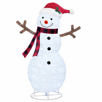 LED Pre-Lit Pop-Up Snowman Family!

-Brand new in the box 