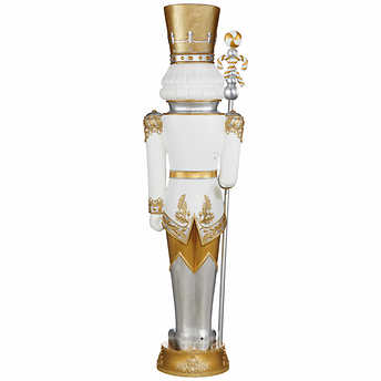 8' LED Metallic Grand Nutcracker with Music!

-Brand new in the box (Box is very tall - must bring TRUCK or Trailer for pickup)