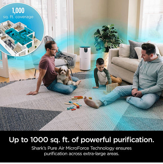 Shark HP201 Air Purifier MAX with NanoSeal HEPA, Cleansense IQ, Odor Lock, Cleans up to 1000 Sq. Ft. and 99.98% of particles, dust, allergens, smoke, 0.1–0.2 microns, White!  -Brand new in the box