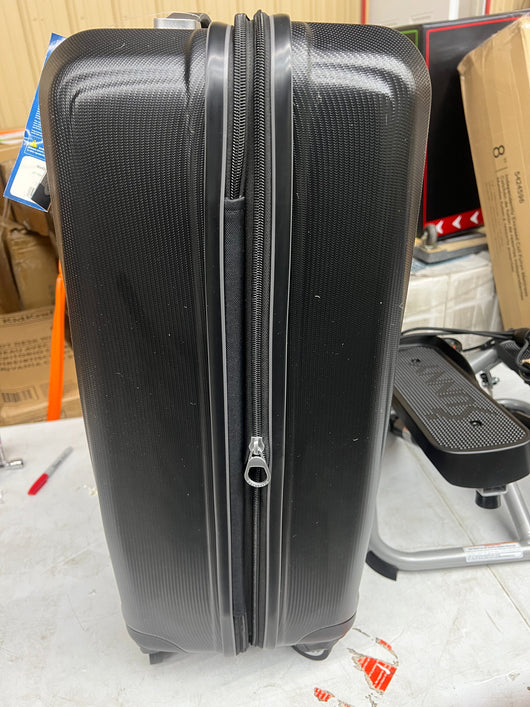 Samsonite Winfield 3 DLX Hardside Expandable Luggage with Spinners, Checked-Medium 25-Inch, Black!! NEW OUT OF BOX(DAMAGED FROM SHIPPING)!!