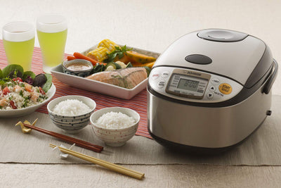 Zojirushi NS-TSC10 5-1/2-Cup (Uncooked) Micom Rice Cooker and Warmer, 1.0-Liter**New in box**