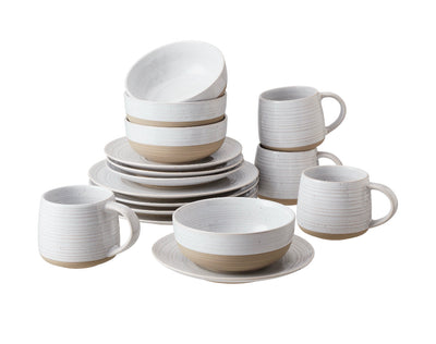 Better Homes & Gardens Abbott Stoneware 16 Piece Dinnerware Set (new in the box)