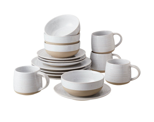 Better Homes & Gardens Abbott Stoneware 16 Piece Dinnerware Set (new in the box)