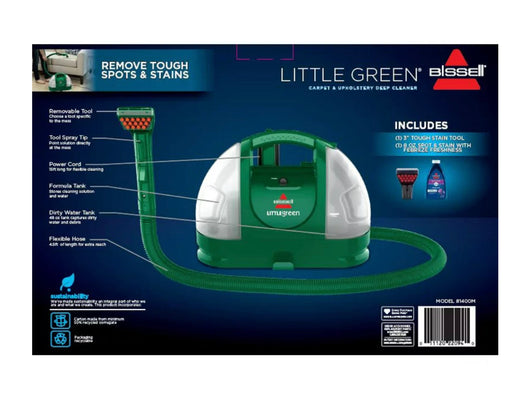BISSELL Little Green Portable Spot and Stain Cleaner- Lightly Used, Works Great!