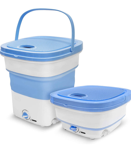 Portable Mini Washing Machine Lightweight Collapsible Bucket - Perfect for Camping, Travelling, Apartment, Dorm USA Brand - Pure Clean PUCWM33- New in Box!!!