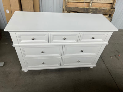 Caramia Kids Carlie 3-piece Nursery Furniture Set, White!! BRAND NEW, DRESSER IS FULLY ASSEMBLED NOT IN A BOX HAS VERY MINOR SCUFFS ON TOP FROM SHIPPING, CRIB IS NEW IN THE BOX!!