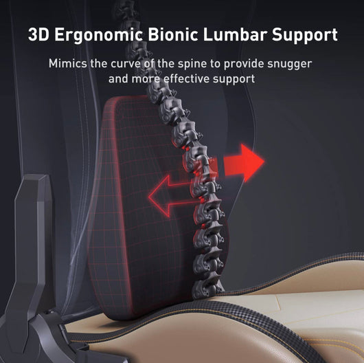 AutoFull Gaming Chair Ergonomic Gamer Chair with 3D Bionic Lumbar Support Racing Style PU Leather Computer Gaming Chair for Adults with Footrest,Brown!! NEW AND ASSEMBLED!!