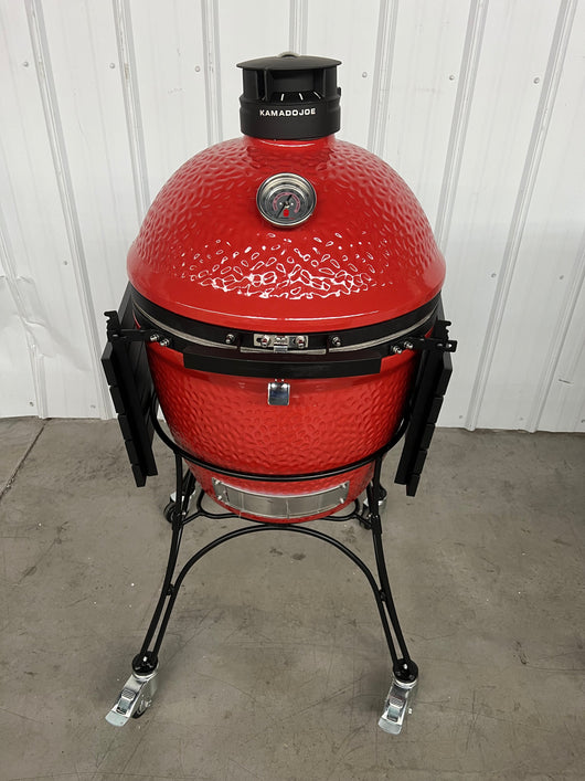Kamado Joe Classic II 18” Charcoal Grill, Red!! NEW OUT OF BOX!!