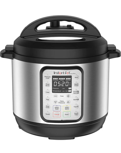 Instant Pot Duo Plus 9-in-1 Electric Pressure Cooker, Slow Cooker, Rice Cooker, Steamer, Sauté, Yogurt Maker, Warmer & Sterilizer, Includes App With Over 800 Recipes, Stainless Steel, 8 Quart- new in box