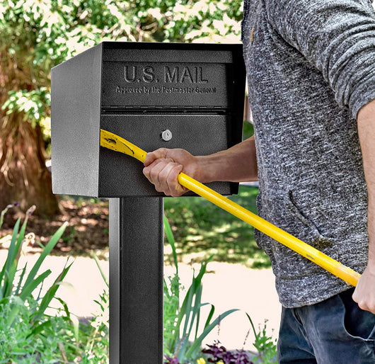 Mail Boss 7506 Mail Manager Curbside Locking Security Mailbox, Black,Large- NEW IN BOX