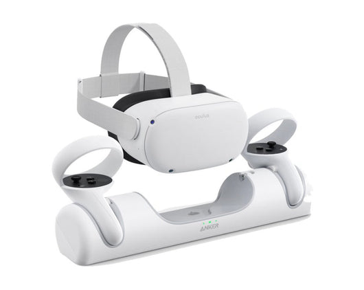 Anker Charging Dock for Oculus Quest 2, Oculus Certified Charging Station Stand Set, Headset Display Holder and Controller Mount Station with 2 Rechargeable Batteries, USB-C Charger and Cable- NEW IN BOX (FACTORY SEALED)!!!!