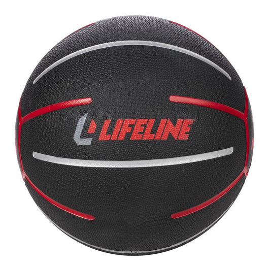 Lifeline First Aid 10 lb. Medicine Ball to Develop Total Body Strength, Power and Stability