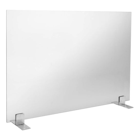 Barton 46x33 Fireplace Screen Tempered Glass 1 Panel Fire Door Freestanding Cover Decorative Spark Guard Gate Grate**New in box**
