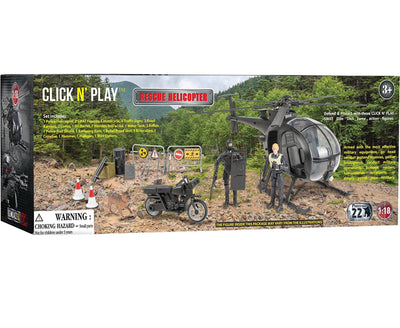 Click N' Play Military SWAT Elite Unit Rescue, 12" Action Figures- NEW IN BOX!!!