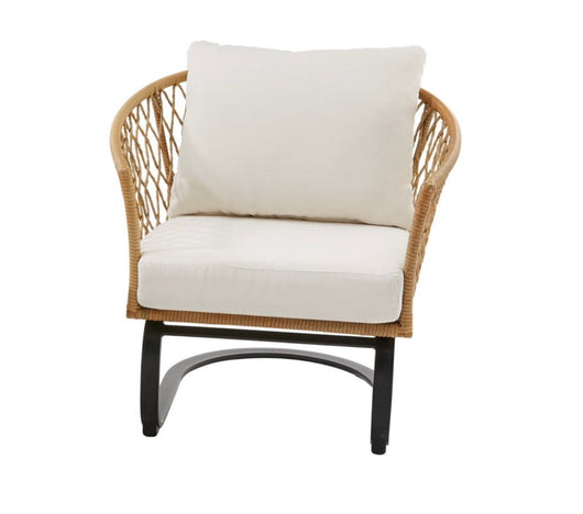 Better Homes & Gardens Ventura 3-Piece White Outdoor Boho Wicker Chat Set, Wicker Frame- NEW AND ASSEMBLED!!!