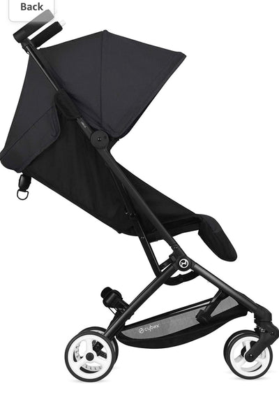 Cybex Libelle Stroller UltraLightweight Stroller Small Fold Stroller Hand Luggage Compliant Compact Stroller Fits Car Seats Sold Separately Infants 6 Months+, Deep Black/ new in box