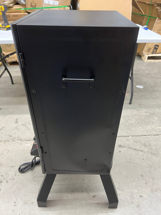 Masterbuilt Analog Electric Smoker, Black!! NEW AND ASSEMBLED, DENTED FROM SHIPPING BUT WILL STILL WORK FINE(PHOTOS SHOWN)!!
