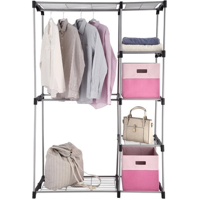 Mainstays Wire Shelf Closet Organizer, 2-Tier, Easy to Assemble**New in Box**