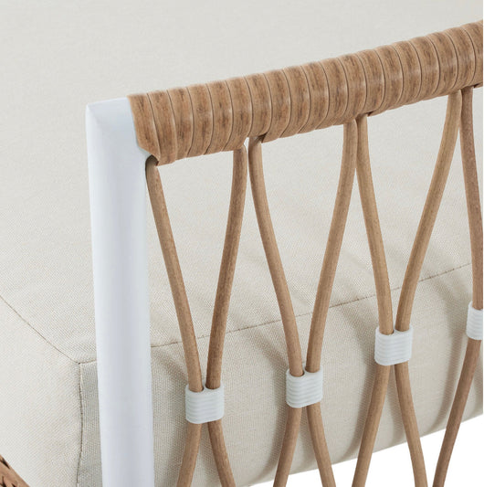 Better Homes & Gardens Lilah Outdoor Wicker 4-Piece Stationary Conversation Set, Off-White!! NEW IN BOX!!