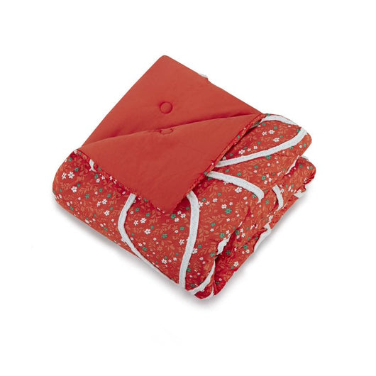 The Pioneer Woman 4-Piece Comforter Set, Tufted Floral Bedding, Coral, King**New in box**