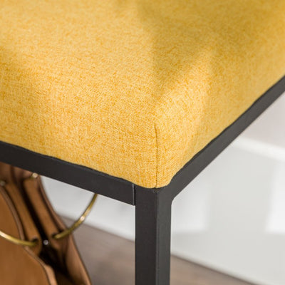 Gap Home Upholstered Bench, Mustard**New in box**
