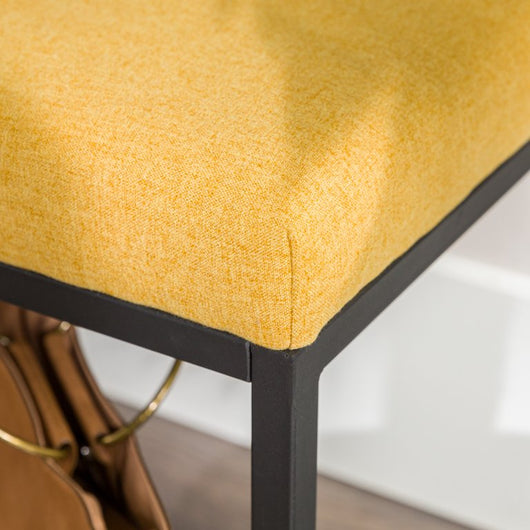Gap Home Upholstered Bench, Mustard**New in box**