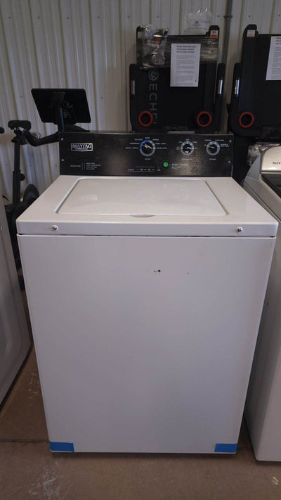 Maytag 3.5-cu ft Commercial-Grade Residential Agitator Top-Load Washer - White (used- tested and works great) included in 20% off clearance sale!